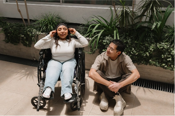 Special Needs Trusts Online - trust for vulnerable person - Family seated together for planning, covering benefits of a trust and future care for a child with disabilities