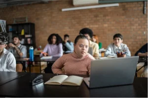 Special Needs Trusts Online - special needs trust organization - Family seated together for planning, covering benefits of a trust and future care for a child with disabilities